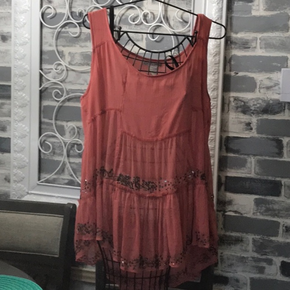 Cute Options Raspberry Beaded Top